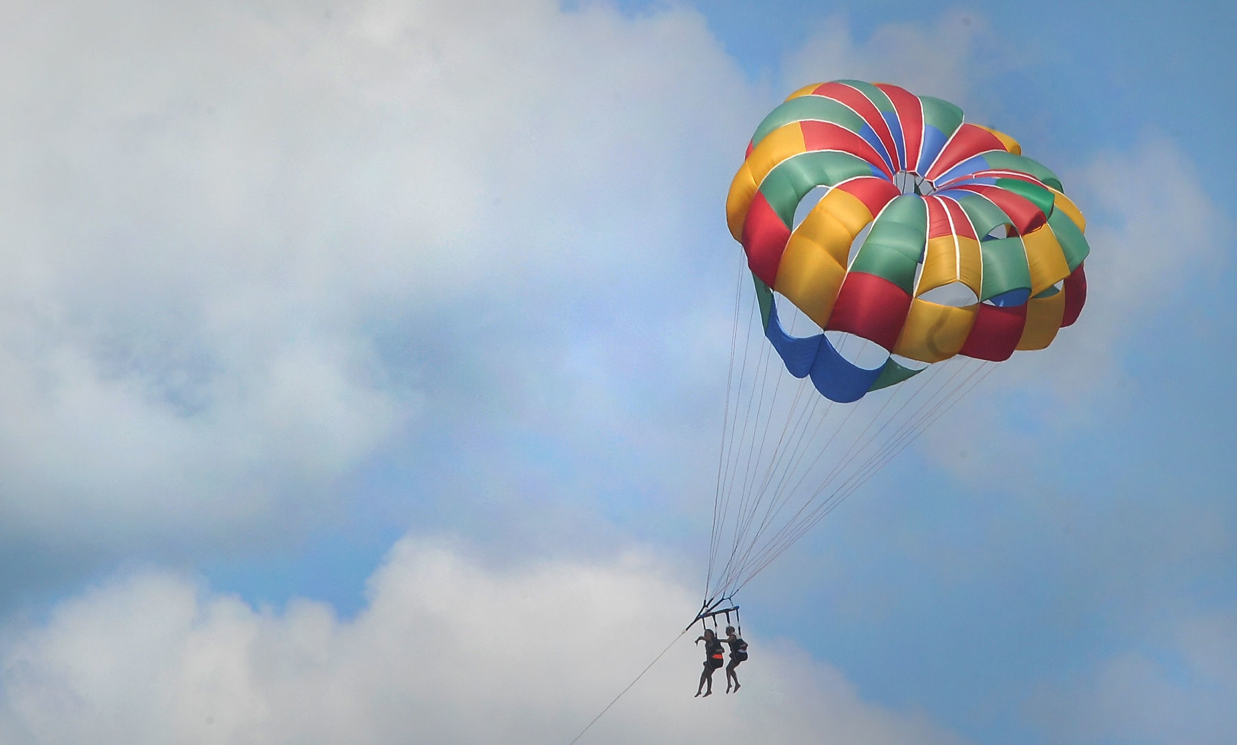 High in the sky